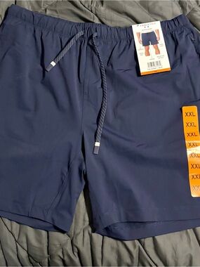 Fabletics Men's Navy Blue Performance Shorts XL (runs smaller)